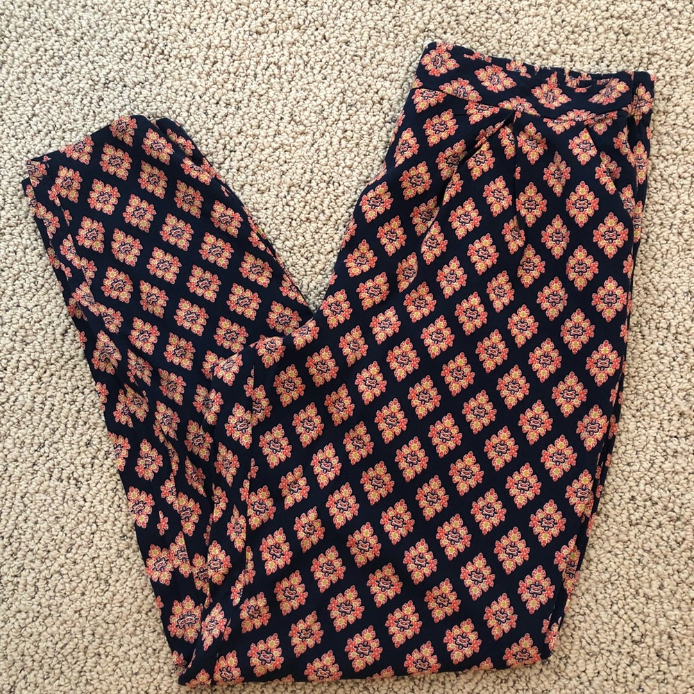 Printed high waisted pant